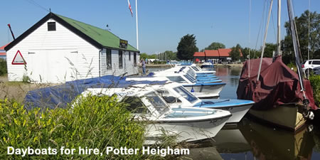 Dayboats at Potter Heigham